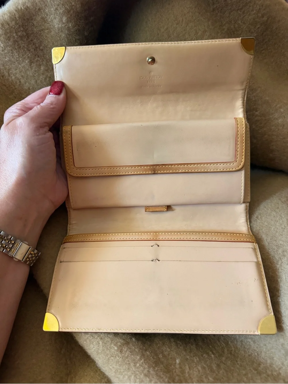 Louis Vuitton Black Murakami  (Multicolor) Monogram Trifold Wallet.